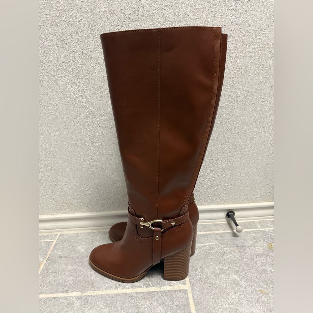 Unisa Chestnut Heeled Boots